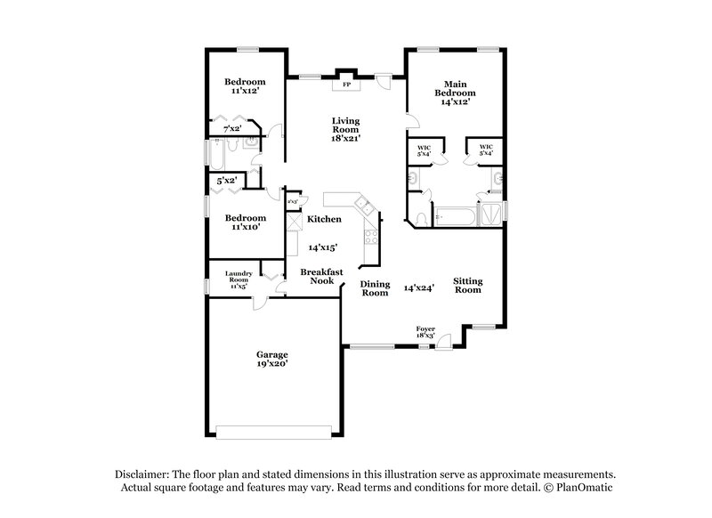 2,220/Mo, 265 Maplewood Dr Saint Johns, FL 32259 Floor Plan View