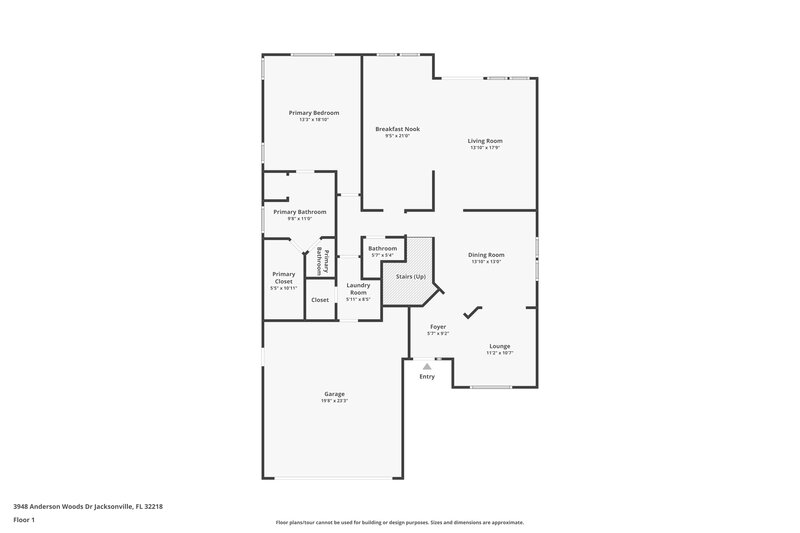 2,265/Mo, 3948 Anderson Woods Dr Jacksonville, FL 32218 Floor Plan View