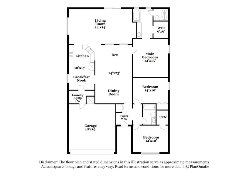 1,745/Mo, 9350 Lockheed Ln Jacksonville, FL 32221 Floor Plan View