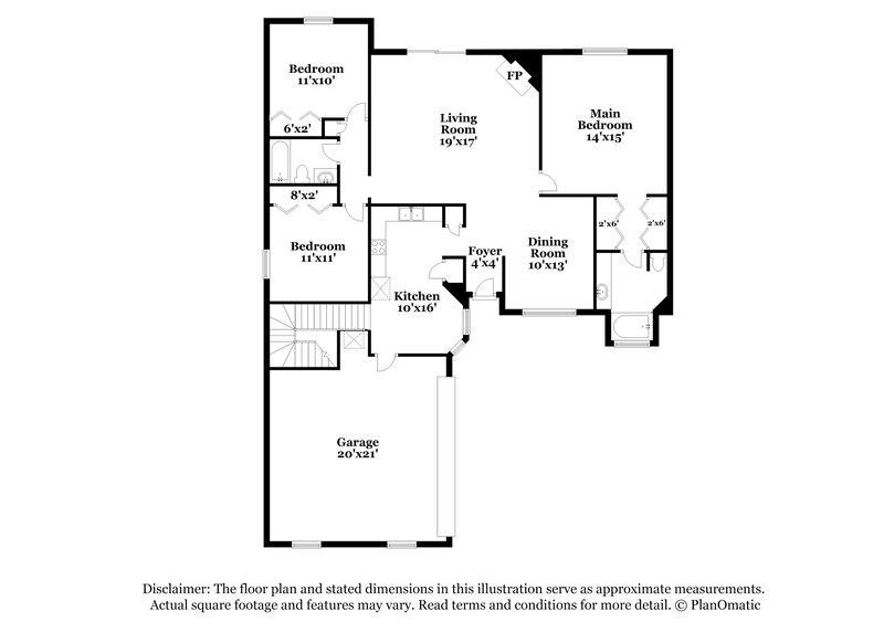 1,780/Mo, 3708 Arava Dr Green Cove Springs, FL 32043 Floor Plan View