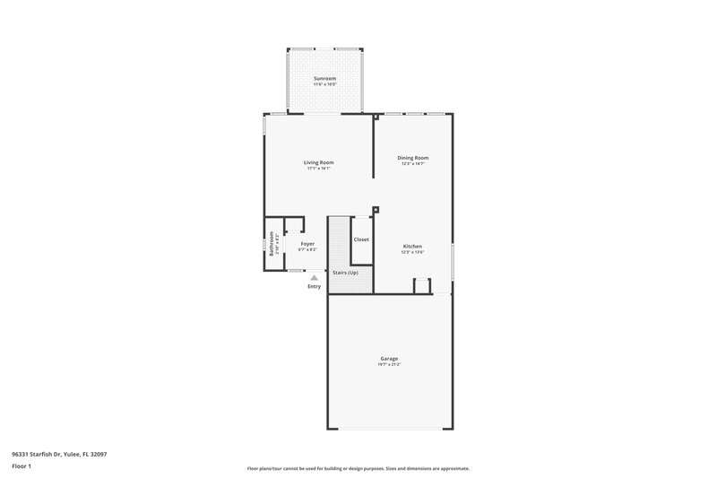 1,925/Mo, 96331 Starfish Dr Yulee, FL 32097 Floor Plan View