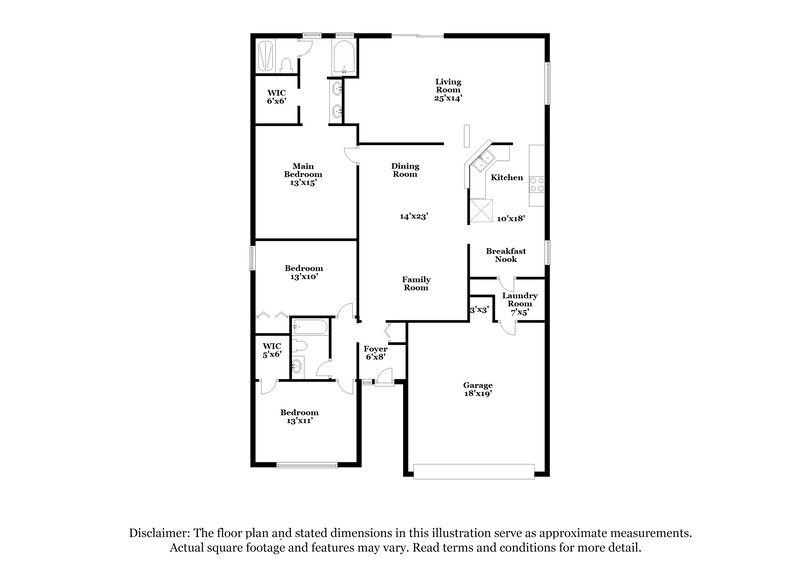 1,880/Mo, 3767 Iceni Ct Middleburg, FL 32068 Floor Plan View