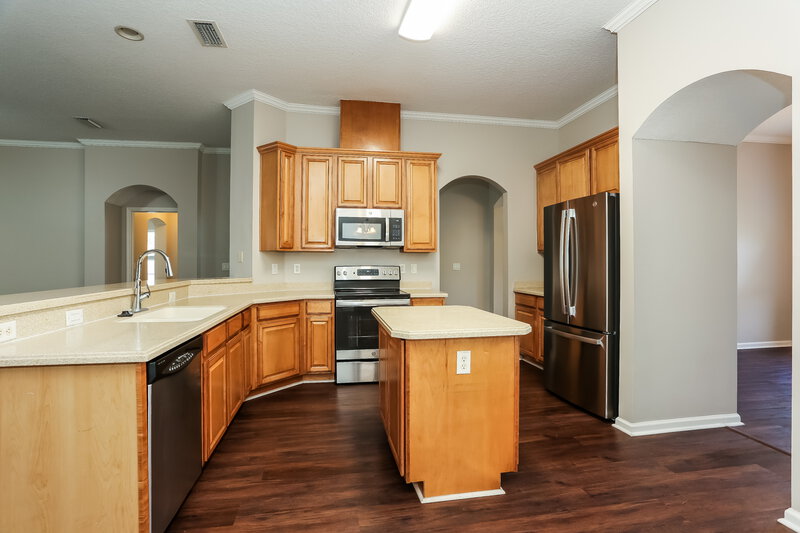 2,180/Mo, 725 Indigo Run Dr Jacksonville, FL 32218 Kitchen View