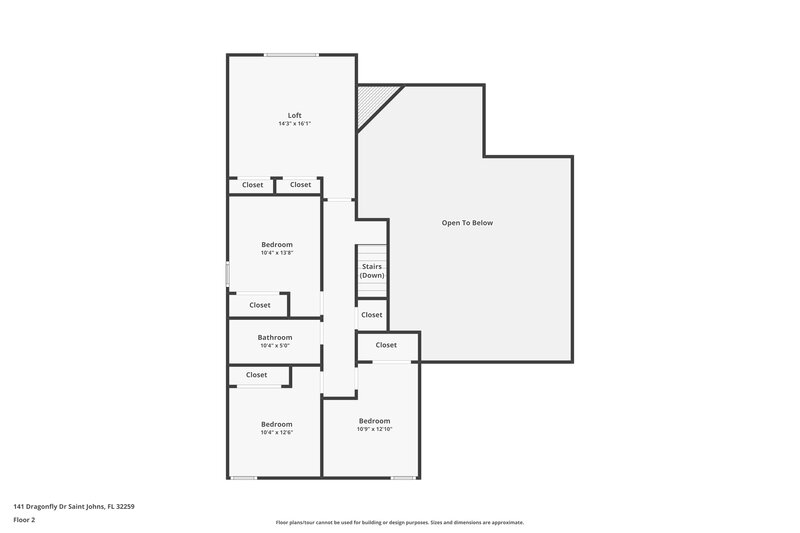 2,465/Mo, 141 Dragonfly Dr Saint Johns, FL 32259 Floor Plan View 2