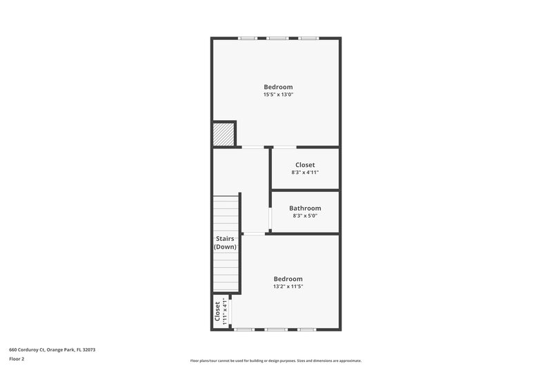 1,695/Mo, 660 Corduroy Ct Orange Park, FL 32073 Floor Plan View 2