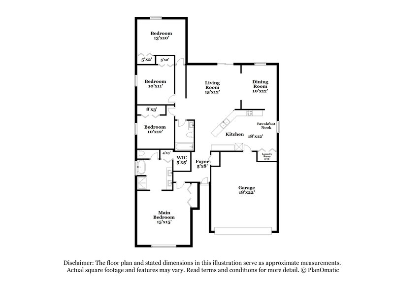 1,930/Mo, 2398 Creekfront Dr Green Cove Springs, FL 32043 Floor Plan View