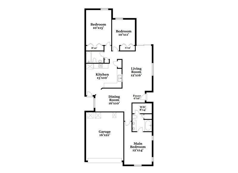 1,865/Mo, 162 Nadia Michelle Ct S Jacksonville, FL 32225 Floor Plan View