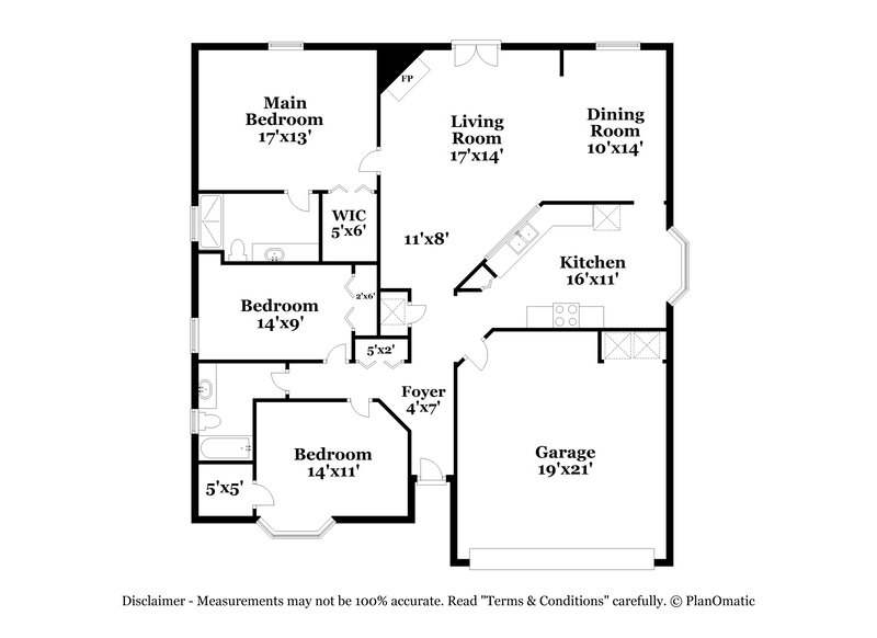 1,835/Mo, 8754 Fieldside Dr S Jacksonville, FL 32244 Floor Plan View