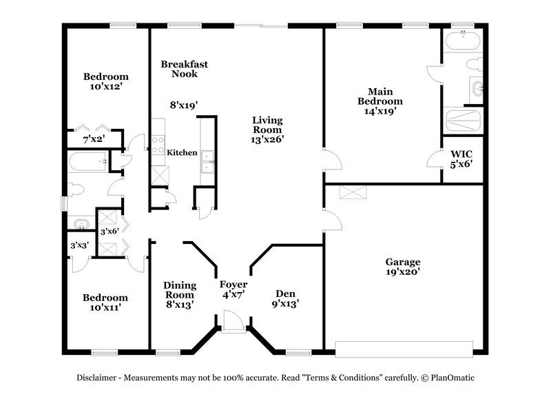2,190/Mo, 12401 Nesting Eagles Way Jacksonville, FL 32225 Floor Plan View