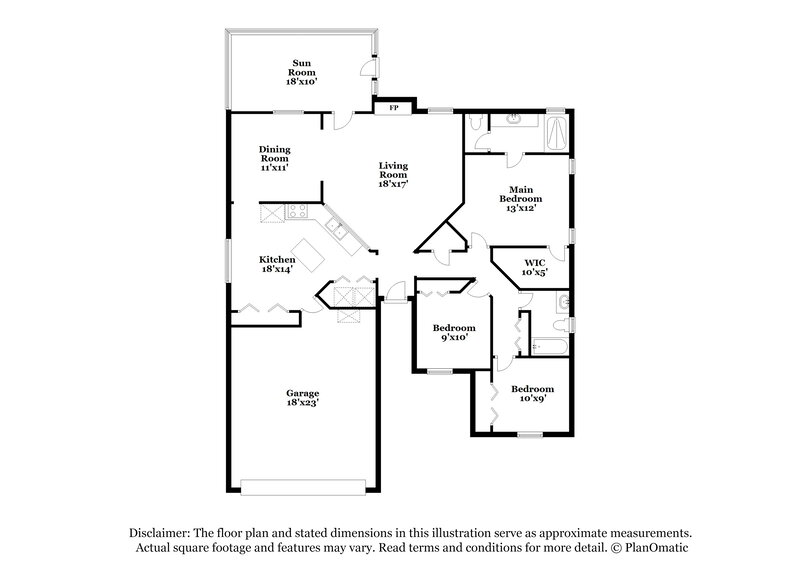 1,735/Mo, 1373 Rose Hill Dr E Jacksonville, FL 32221 Floor Plan View