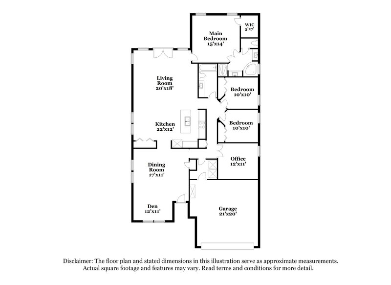 2,235/Mo, 3543 Shrewsbury Dr Jacksonville, FL 32226 Floor Plan View