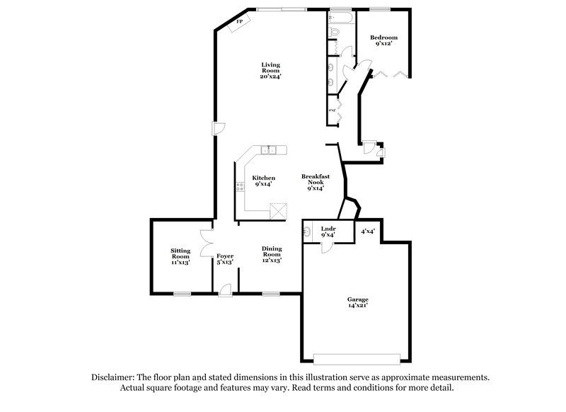 2,350/Mo, 2178 S Cranbrook Ave St Augustine, FL 32092 Floor Plan View