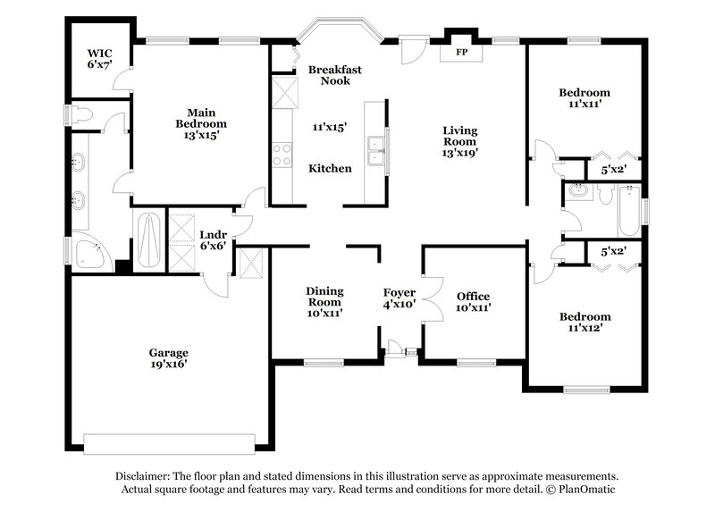 2,035/Mo, 283 Springfield Ct Orange Park, FL 32073 Floor Plan View