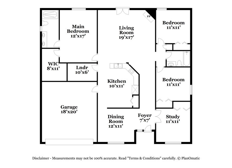 1,995/Mo, 14050 Crestwick Dr E Jacksonville, FL 32218 Floor Plan View