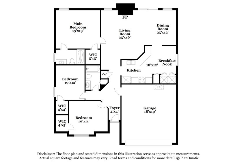 2,150/Mo, 560 Ashcroft Landing Dr Jacksonville, FL 32225 Floor Plan View