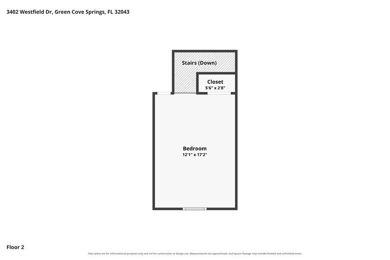 0/Mo, 3402 Westfield Dr Green Cove Springs, FL 32043 Floor Plan View 2
