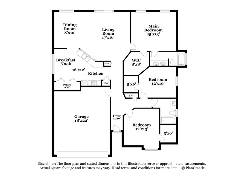 1,850/Mo, 12858 Black Angus Dr Jacksonville, FL 32226 Floor Plan View