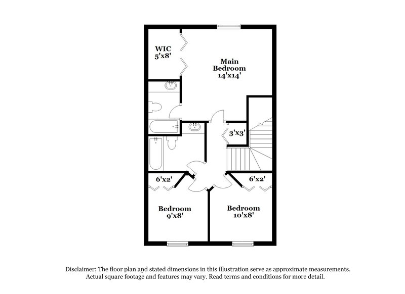 1,750/Mo, 3359 Mandarin Glen Dr Jacksonville, FL 32223 Floor Plan View 2