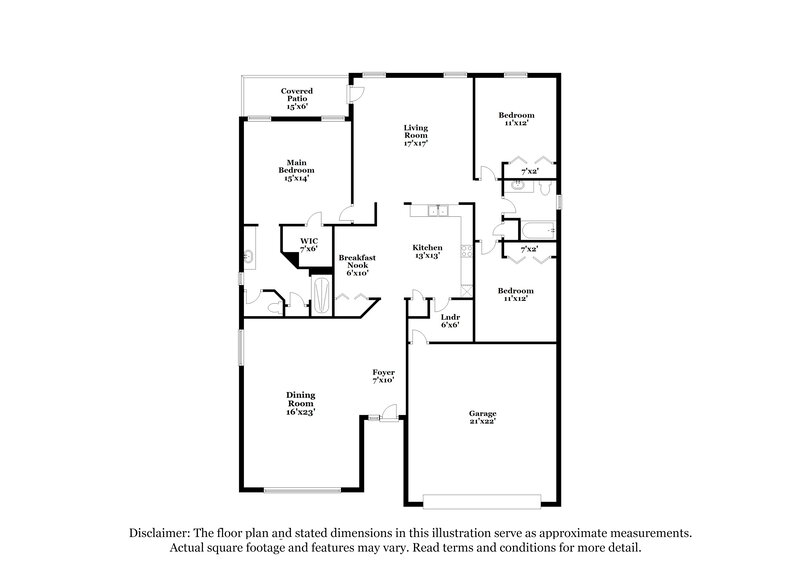 1,785/Mo, 387 Summit Dr Orange Park, FL 32073 Floor Plan View