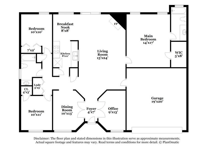 2,270/Mo, 1903 Suwannee River Dr Fleming Island, FL 32003 Floor Plan View