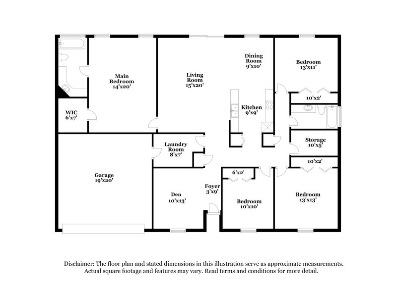 2,690/Mo, 5616 Fallbrook Ct Fleming Island, FL 32003 Floor Plan View