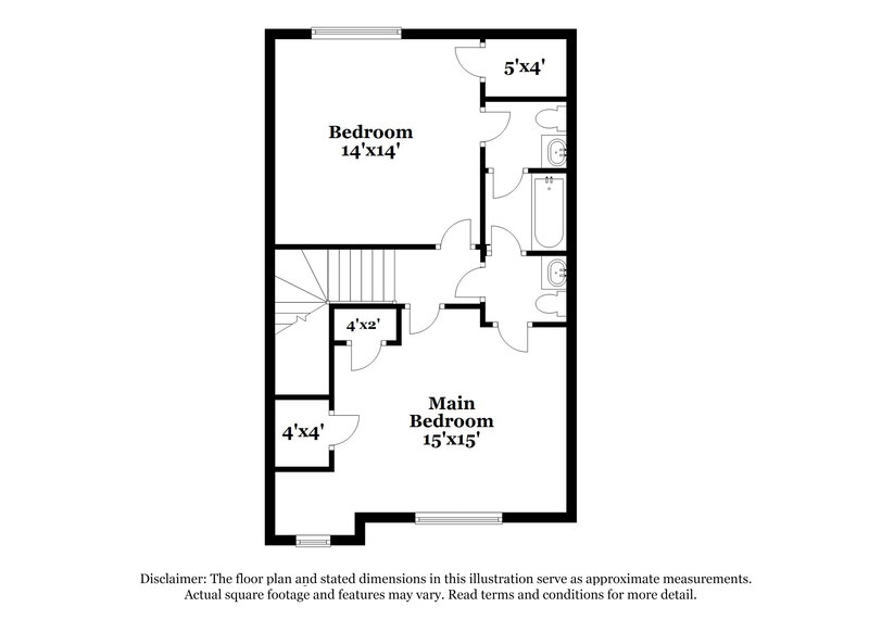 1,265/Mo, 4811 Cherwell Ln Jacksonville, FL 32217 Floor Plan View 2