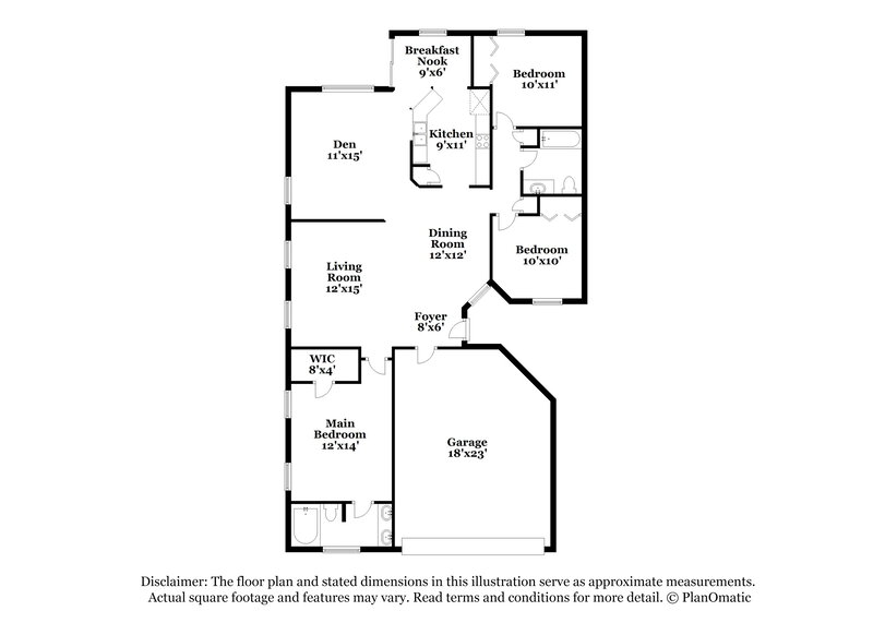 2,040/Mo, 12327 Sondra Cove Ct Jacksonville, FL 32225 Floorplan View