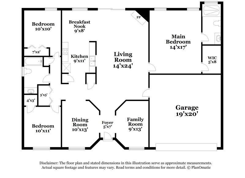 3,200/Mo, 4519 Antler Hill Dr E Jacksonville, FL 32224 Floorplan View