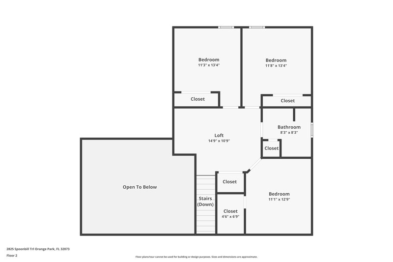 2,195/Mo, 2825 Spoonbill Trl Orange Park, FL 32073 Floor Plan View 2