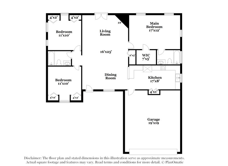 2,950/Mo, 3824 Tree Lake Dr Jacksonville, FL 32257 Floorplan View