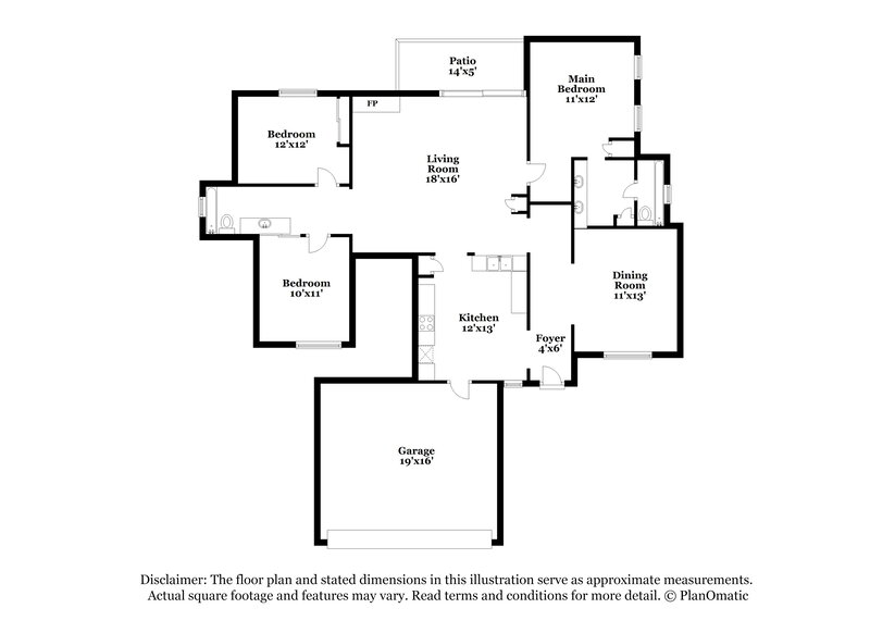 2,215/Mo, 1243 Windy Willows Dr Jacksonville, FL 32225 Floor Plan View
