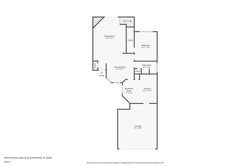1,925/Mo, 2919 Lantana Lakes DR W Jacksonville, FL 32246 Floor Plan View