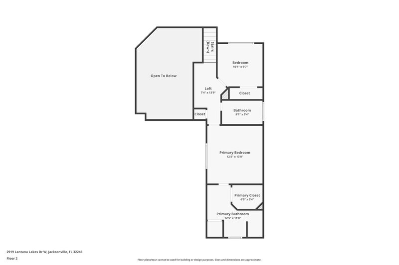 1,925/Mo, 2919 Lantana Lakes DR W Jacksonville, FL 32246 Floor Plan View 2