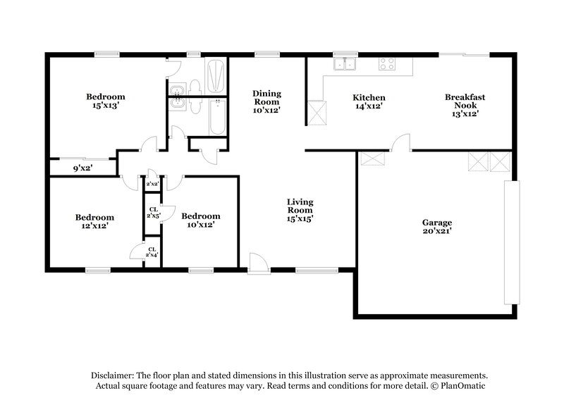 1,980/Mo, 10719 Gelding Dr Jacksonville, FL 32257 Floor Plan View