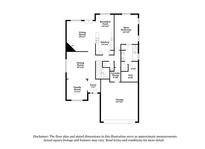 2,015/Mo, 3138 White Heron Trl Orange Park, FL 32073 Floor Plan View