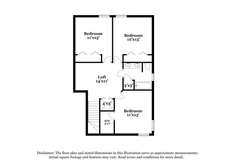 2,015/Mo, 3138 White Heron Trl Orange Park, FL 32073 Floor Plan View 2