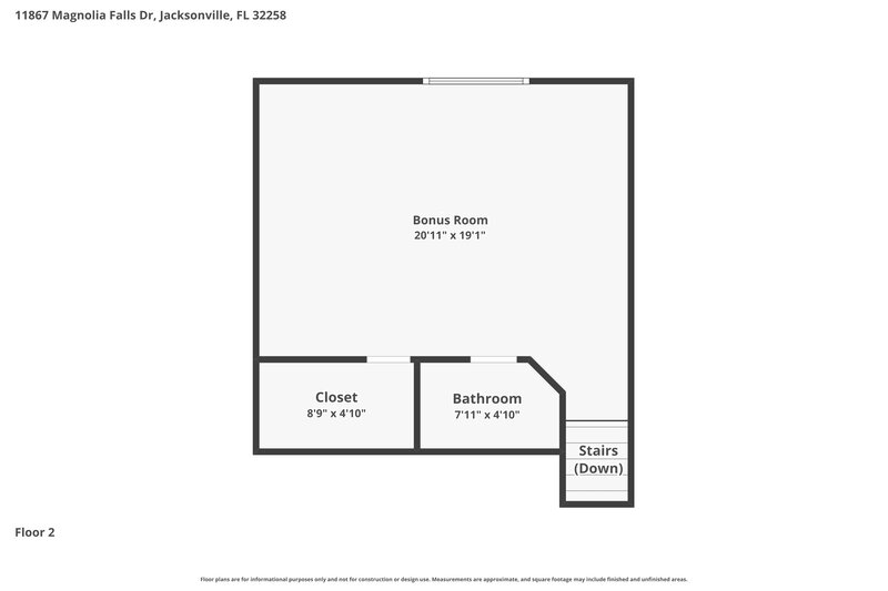 2,770/Mo, 11867 Magnolia Falls Dr Jacksonville, FL 32258 Floor Plan View 2