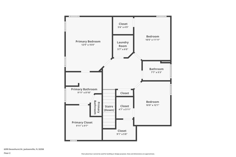 2,315/Mo, 6299 Devonhurst Dr Jacksonville, FL 32258 Floor Plan View 2