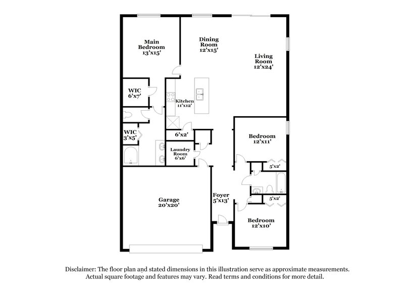 2,215/Mo, 3800 Falcon Crest Dr Green Cove Springs, FL 32043 Floor Plan View