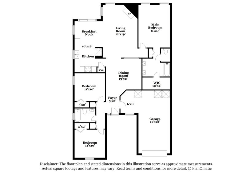 2,190/Mo, 12279 N Sondra Cove Trl Jacksonville, FL 32225 Floorplan View