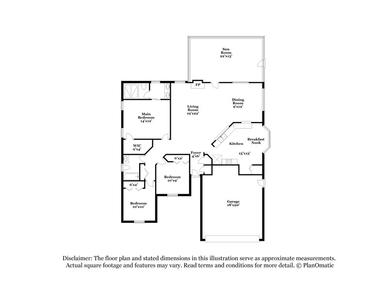1,690/Mo, 7971 Copperfield Cir N Jacksonville, FL 32244 Floor Plan View