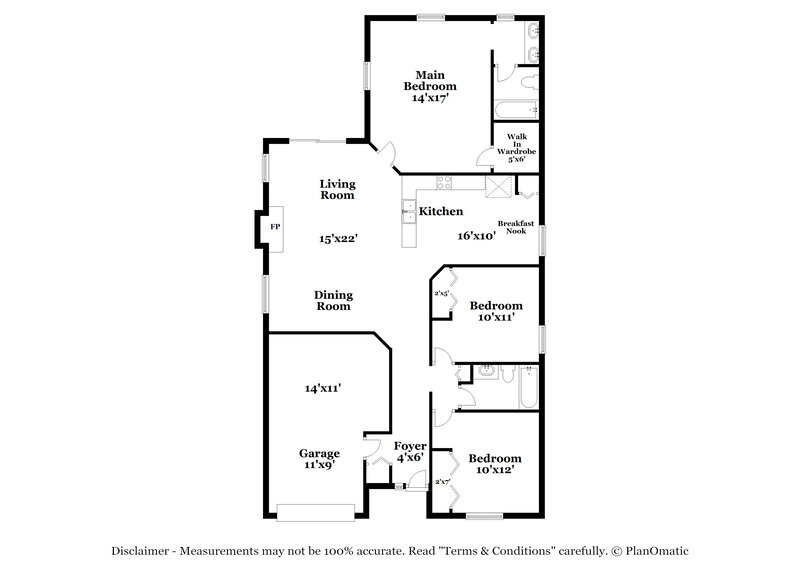 1,805/Mo, 1170 Homard Blvd E Jacksonville, FL 32225 Floor Plan View