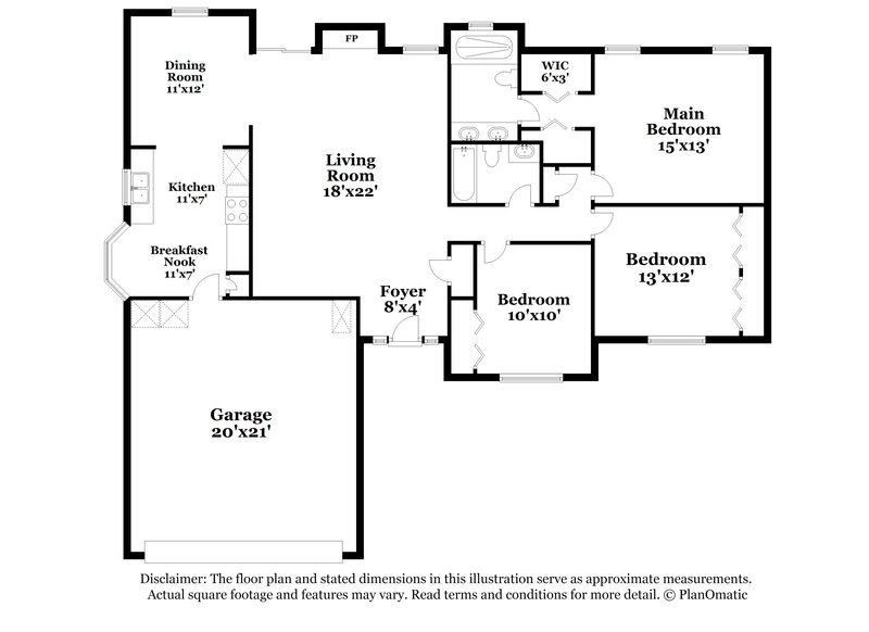 1,980/Mo, 11130 Losco Junction Dr S Jacksonville, FL 32257 Floor Plan View
