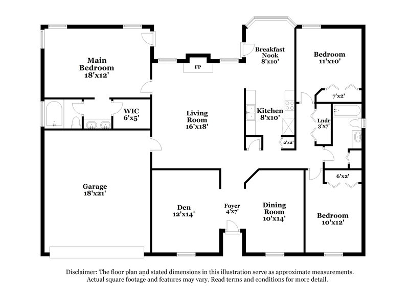 2,140/Mo, 9260 Topohill Ct Jacksonville, FL 32225 Floor Plan View