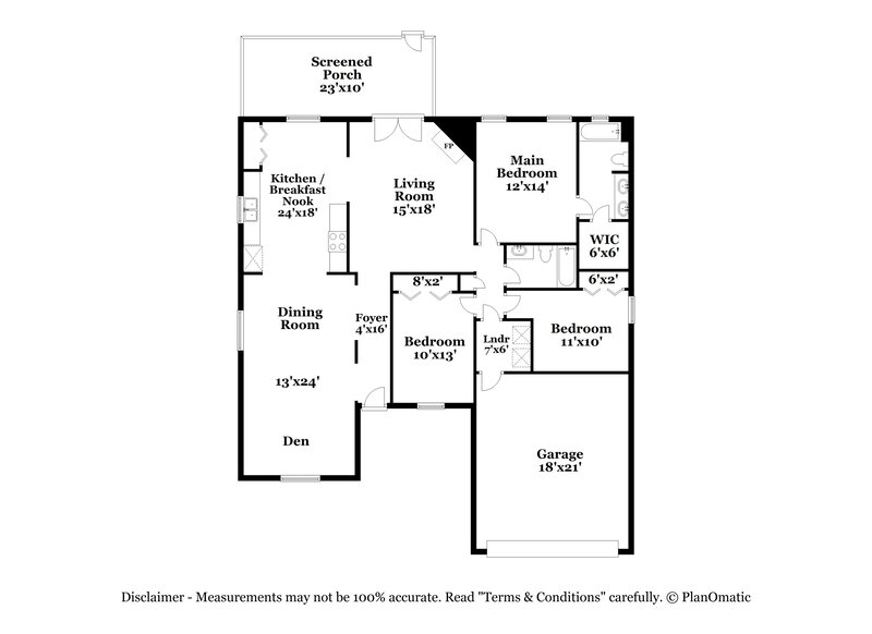 2,200/Mo, 2697 Diplomat Ct Jacksonville, FL 32246 Floor Plan View