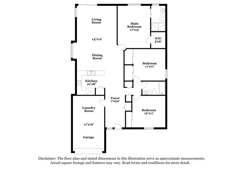2,710/Mo, 10321 Homard Blvd N Jacksonville, FL 32225 Floor Plan View