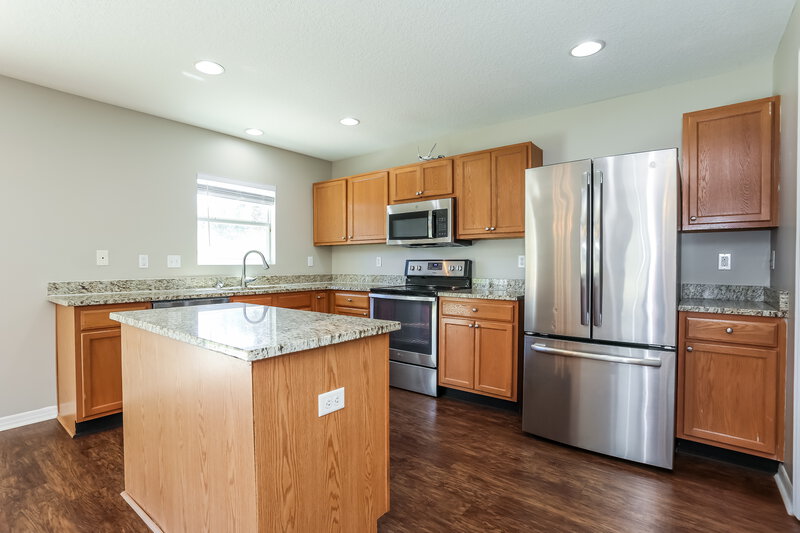 1,840/Mo, 3812 Ellaville Ct Jacksonville, FL 32218 Kitchen View 2
