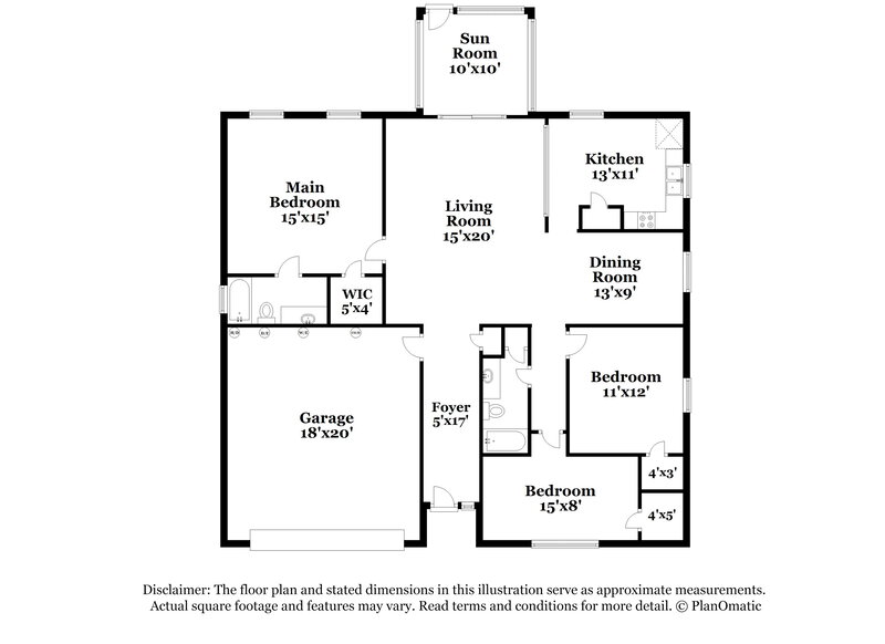 2,075/Mo, 10871 Copper Creek Ct Jacksonville, FL 32218 Floor Plan View