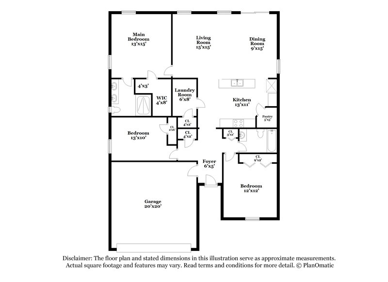 2,010/Mo, 2236 Crystal Cove Dr Green Cove Springs, FL 32043 Floorplan View