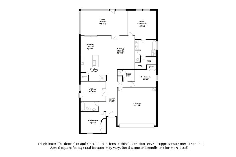 2,800/Mo, 1381 Azteca Dr Jacksonville, FL 32218 Floor Plan View